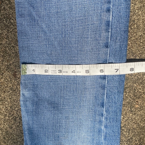 Diesel Only The Brave Jeans, red zipper on the pockets, & the side of the legs. - Picture 8 of 9